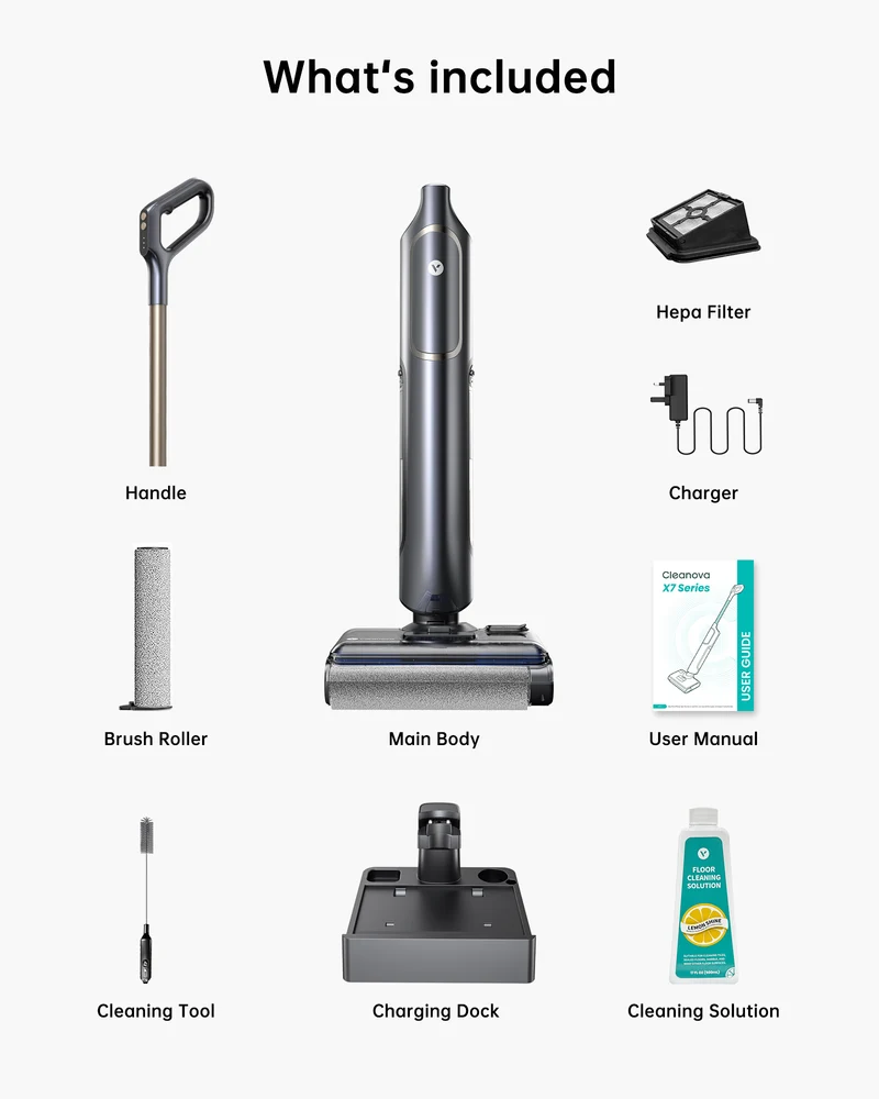 Vactidy & Vexilar | Cleanova X7 Cordless Wet-Dry Vacuum Cleaner