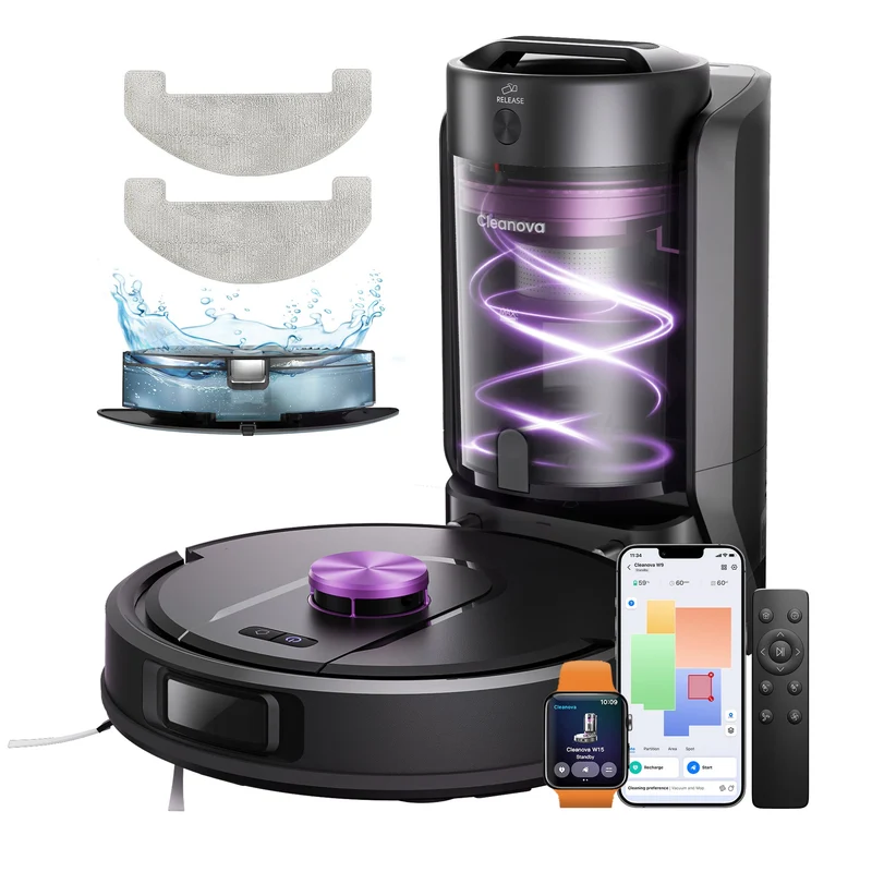 Vactidy & Vexilar | Cleanova W15 Robot Vacuum Cleaner