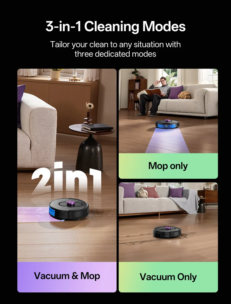 Vactidy & Vexilar | Cleanova W15 Robot Vacuum Cleaner