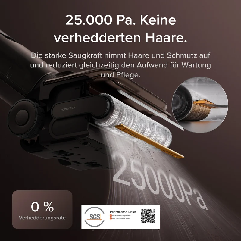 Roborock F25 Pro Turbo Nass-Trocken-Staubsauger mit HyperScrub Tiefenreinigung auf Knopfdruck