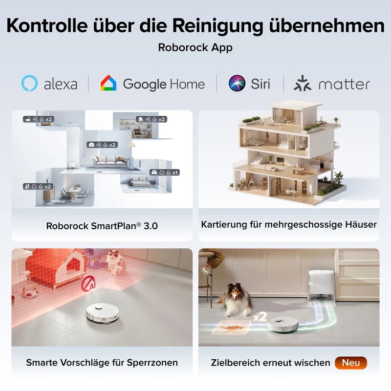 Roborock Qrevo 2 Pro Saugroboter mit automatischem Entfernen des Mopps
