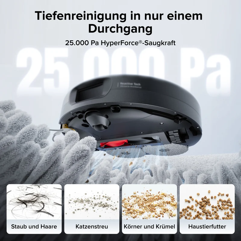 Roborock Qrevo 2 Pro Saugroboter mit automatischem Entfernen des Mopps