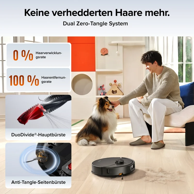 Roborock Qrevo 2 Pro Saugroboter mit automatischem Entfernen des Mopps