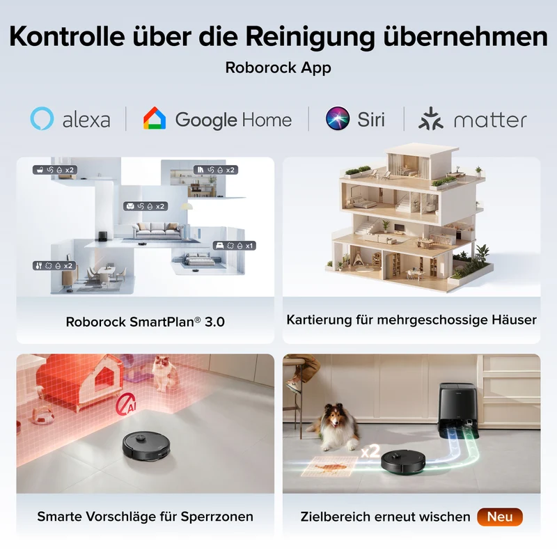 Roborock Qrevo 2 Pro Saugroboter mit automatischem Entfernen des Mopps