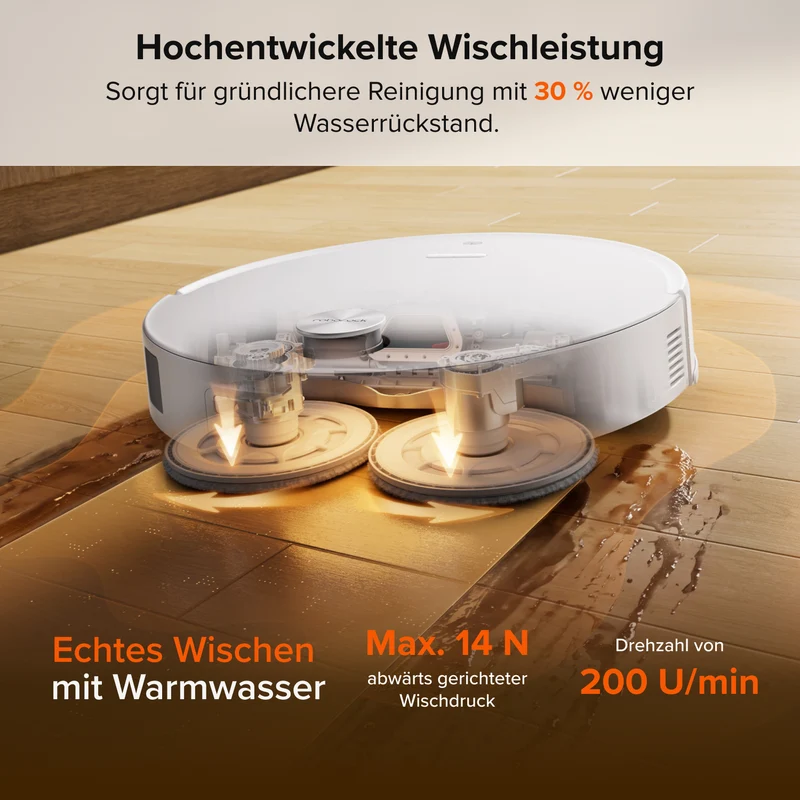 Roborock Saros 20 Neo Saug- und Wischroboter mit Heißwasserwischen und intelligenter Dockingstation