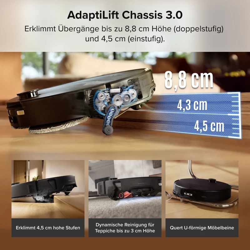 Roborock Saros 20 Neo Saug- und Wischroboter mit Heißwasserwischen und intelligenter Dockingstation