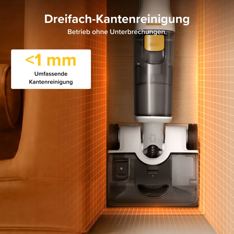 Roborock F25 GT Gen 2 Smart Nass im Set - und Trockenstaubsauger mit verhedderungsfreier Reinigung