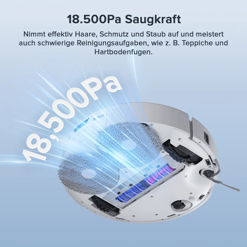 Roborock Qrevo Curv S5X Saugroboter mit DuoDivide® Hauptbürste und Multifunktions-Dockingstation 3.0
