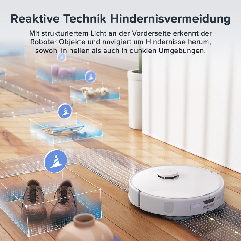 Roborock Qrevo Curv S5X Saugroboter mit DuoDivide® Hauptbürste und Multifunktions-Dockingstation 3.0