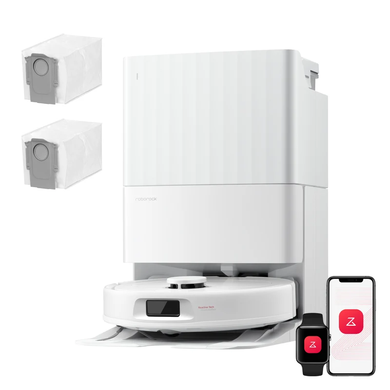 Roborock Qrevo S Pro Saug- und Wischroboter – Saugkraft von 18.500 Pa und Multifunktions-Dockingstation