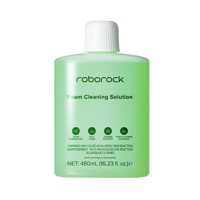 480ml Boden-Schaum-Reinigungslösung – Kompatibel mit dem Roborock F25 ACE Pro Nass-Trocken-Staubsauger, Formel mit geringem Rückstand