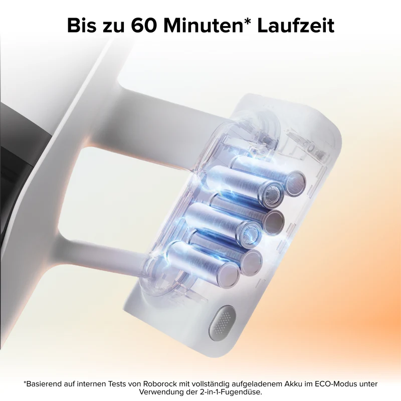 Roborock 6-Zellen 2500mAh Lithium-Ionen-Akku für H60 Hub/H60 – Hohe Kapazität für Längere Laufzeit, Kompatibel mit kabellosen Handstaubsaugern