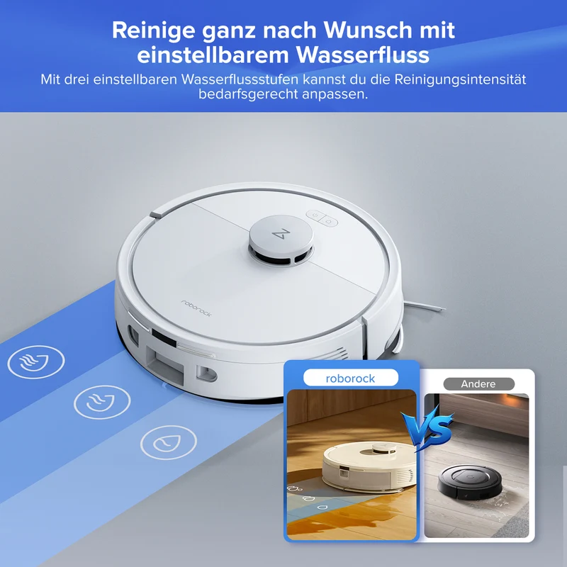Roborock Q7 L5+ Set Saug- und Wischroboter mit Auto-Entleerungsstation mit zwei zusätzlichen Staubbeuteln