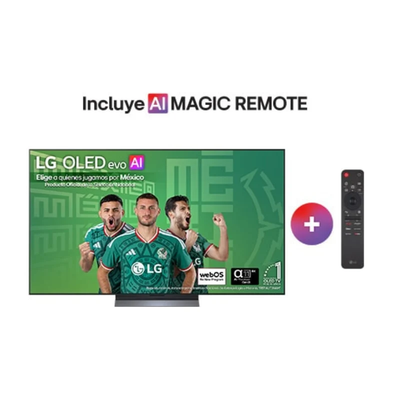 LG Pantalla 65" OLED EVO AI C6 4K Smart, OLED65C6PSA