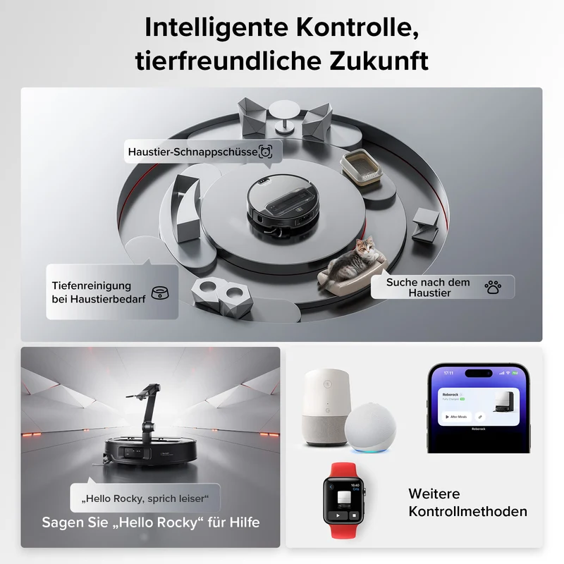 Roborock Saros Z70 Staubsaugerroboter mit mechanischem OmniGrip™ Arm