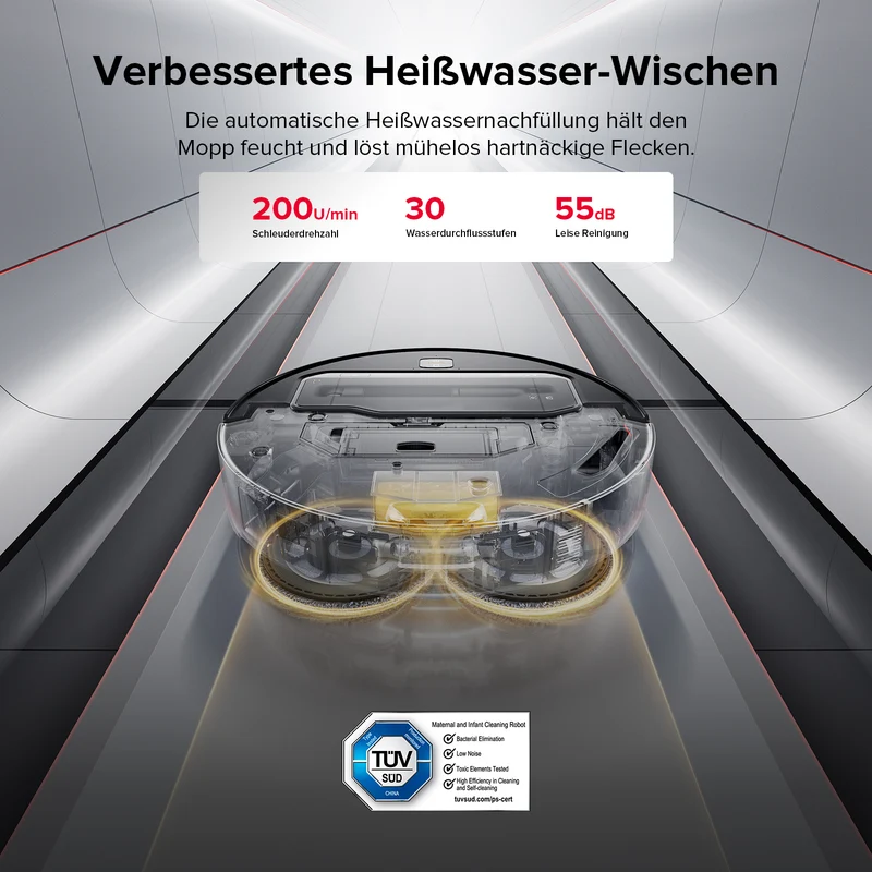 Roborock Saros Z70 Staubsaugerroboter mit mechanischem OmniGrip™ Arm