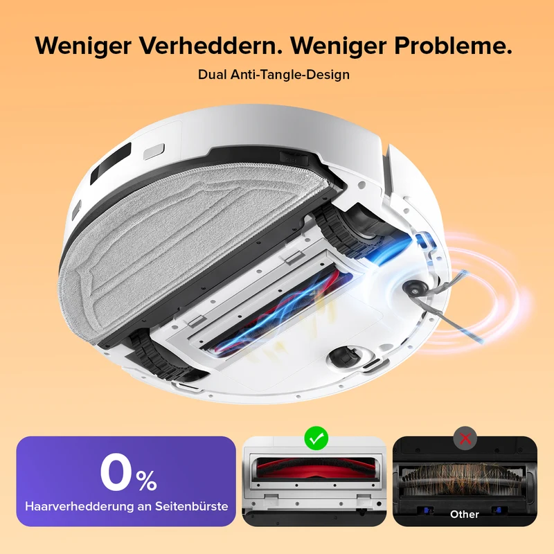 Roborock Q10 S5 Set Saug- und Wischroboter mit zusätzlichem Wischtuch*2 Stk.