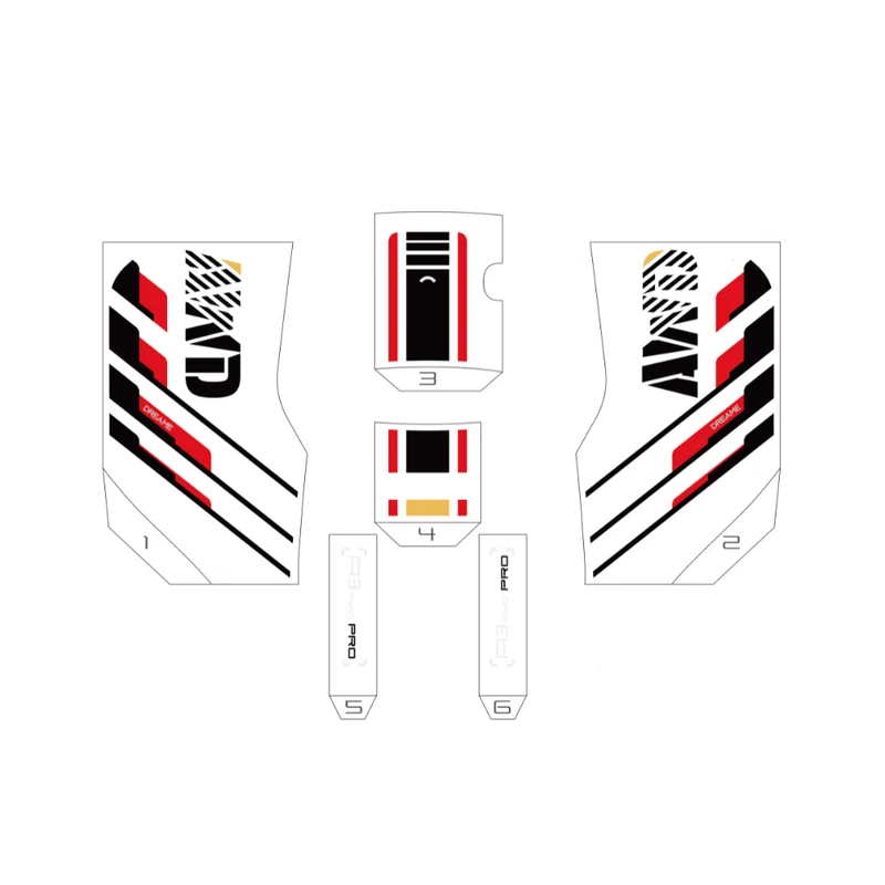 Dreame Sticker-Set für die A3 AWD Pro-Serie (1 Set)