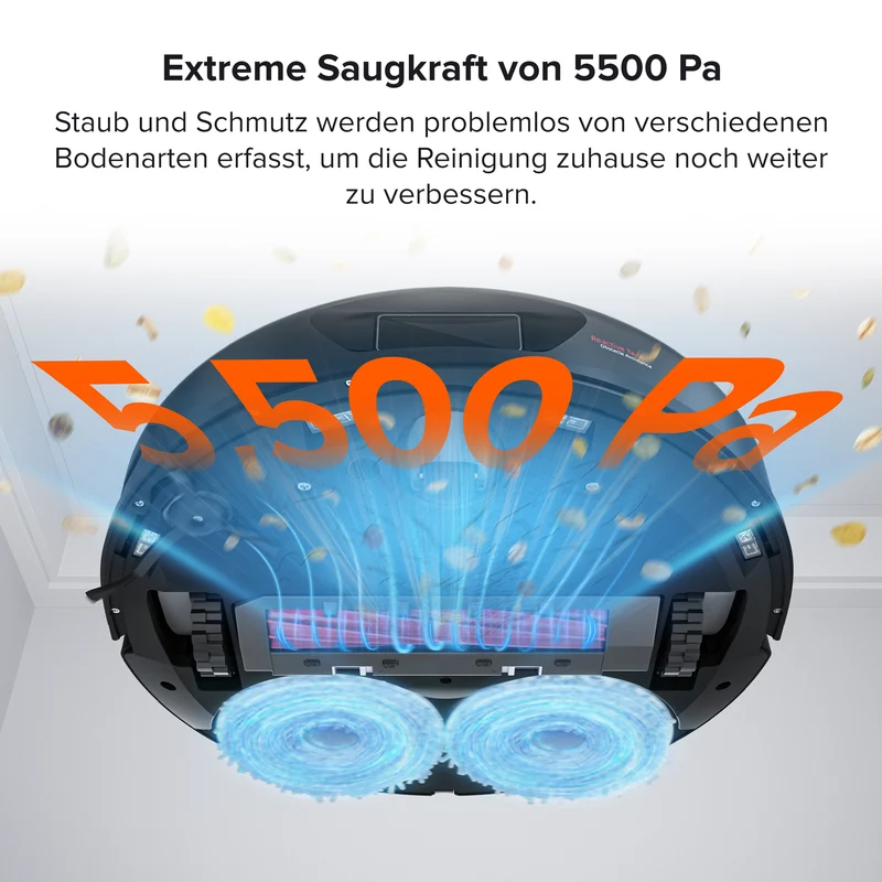 Roborock Qrevo Saugroboter mit Multifunktions-Dockingstation