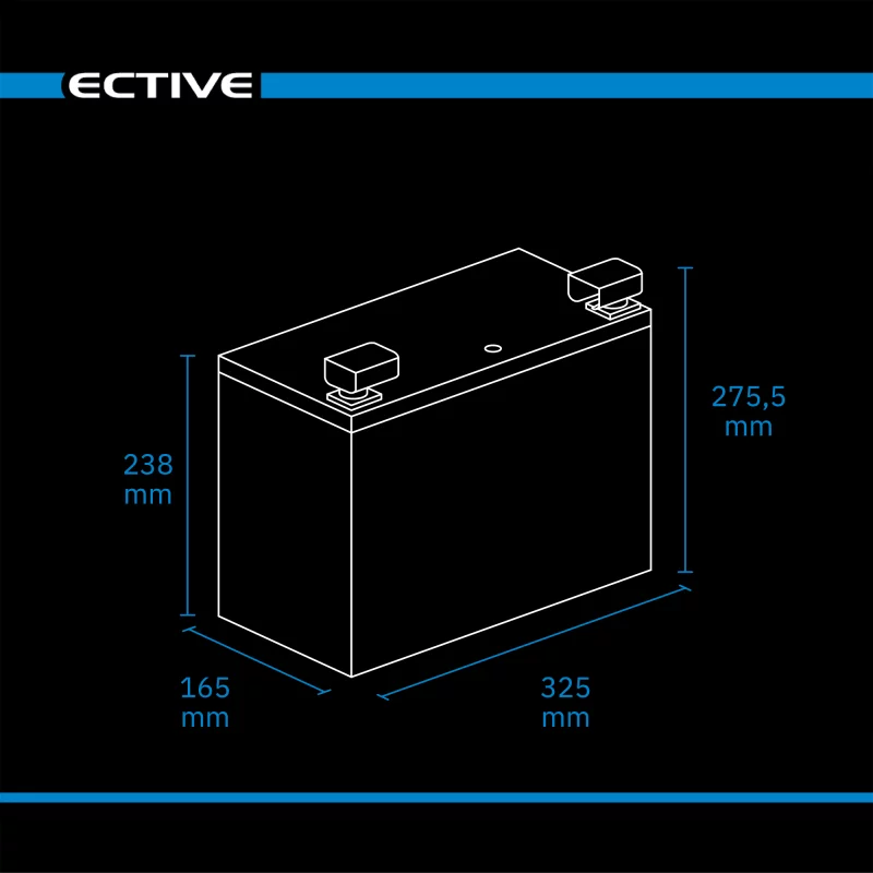 NaC 120 BT 12 V Natrium Moverbatterie 120 Ah