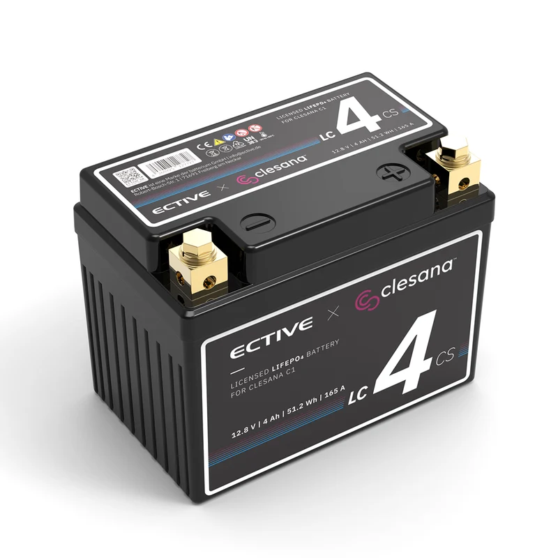 LC 4CS 4 Ah | Offizielle LiFePO4-Batterie für die Clesana C1 Toilette