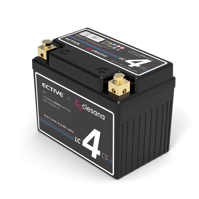 LC 4CS 4 Ah | Offizielle LiFePO4-Batterie für die Clesana C1 Toilette