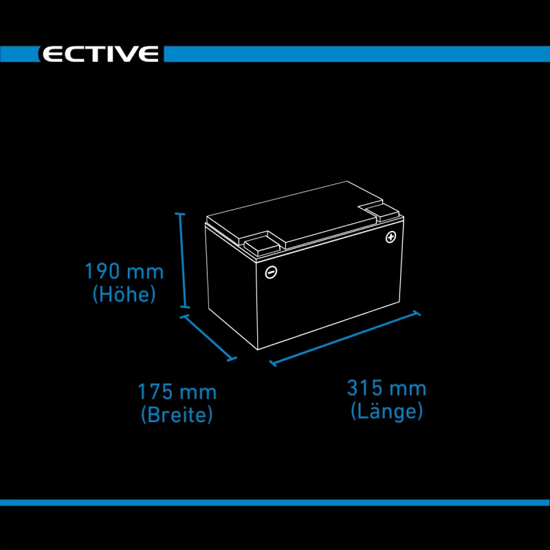 DC 95 GEL Versorgungsbatterie 95AH