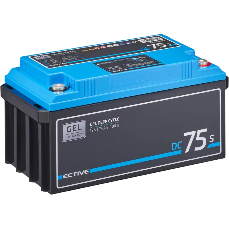 DC 75S GEL Deep Cycle mit LCD-Anzeige 75Ah