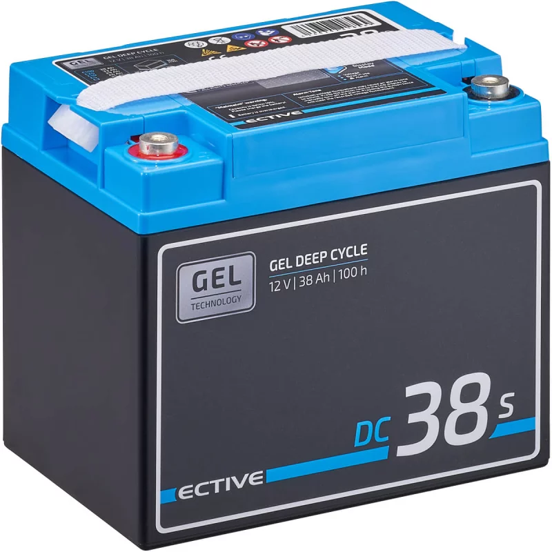 DC 38S GEL Deep Cycle mit LCD-Anzeige 38Ah