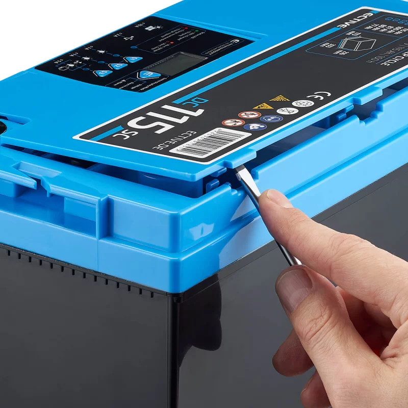 DC 75SC GEL Deep Cycle mit PWM-Ladegerät u. LCD-Anzeige 75Ah