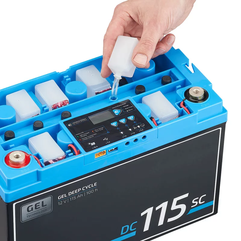 DC 75SC GEL Deep Cycle mit PWM-Ladegerät u. LCD-Anzeige 75Ah