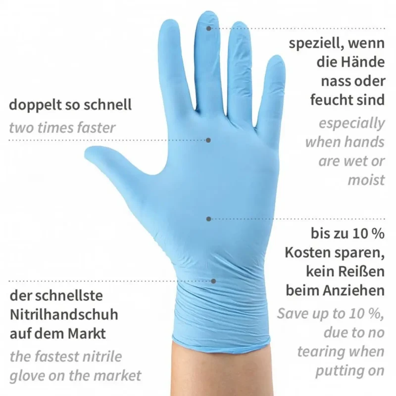 Nitrilhandschuhe Rapid-On puderfrei 100 Stück