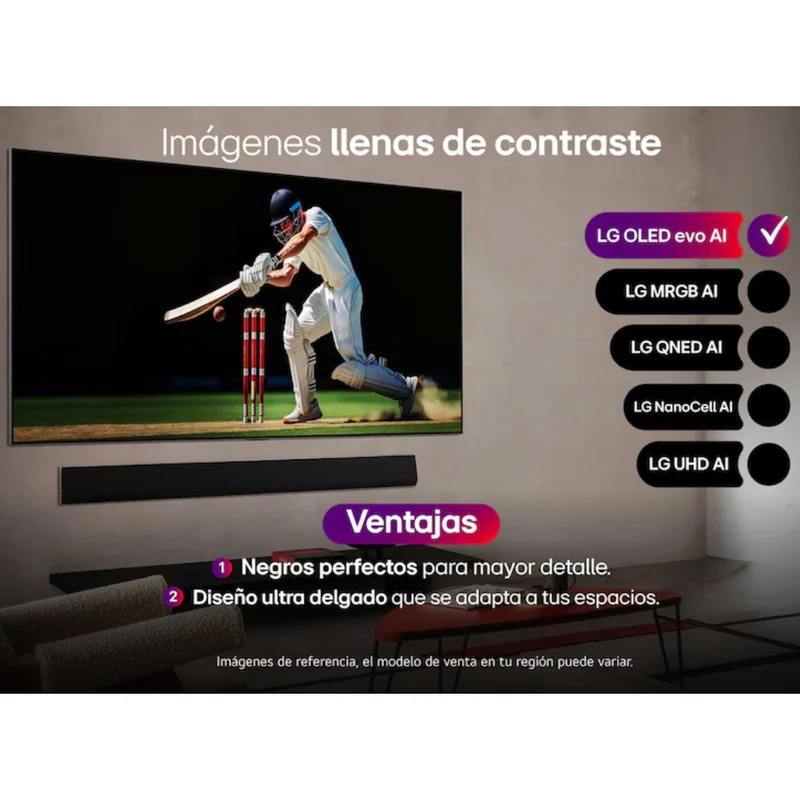 LG Pantalla 55" OLED 4K Smart, OLED55B6PSA