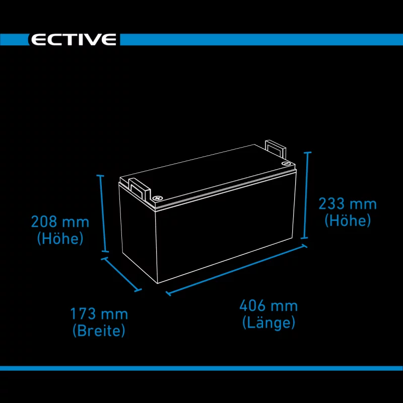 DC 150 AGM Deep Cycle 150Ah Versorgungsbatterie