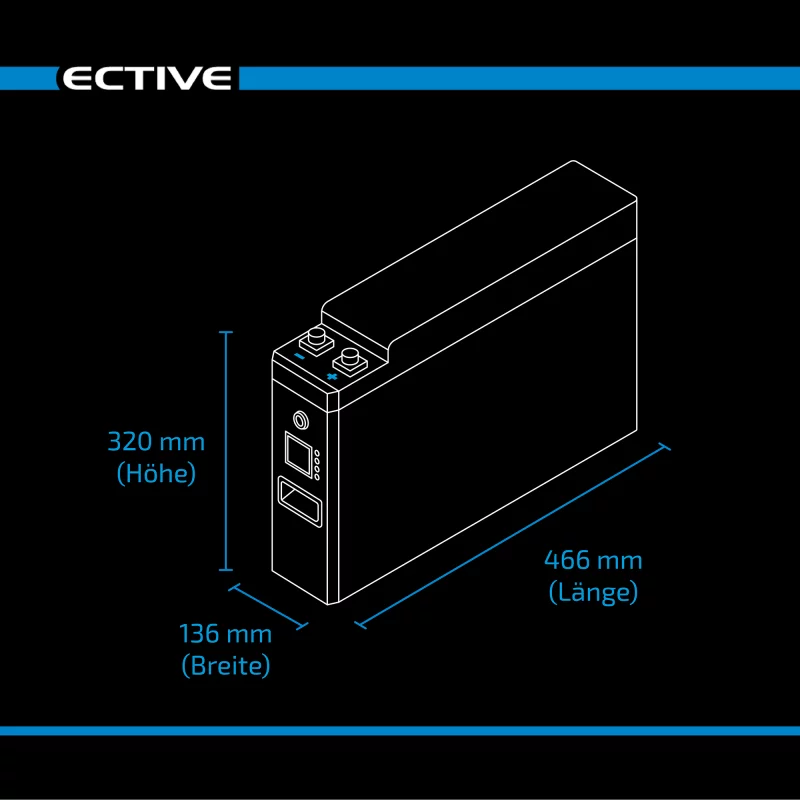 LC 200 Slim LT 12V LiFePO4 Lithium 200Ah
