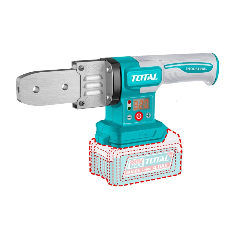 Total Soldador Inalámbrico para Tubo PVC 20V, TWTLI2018