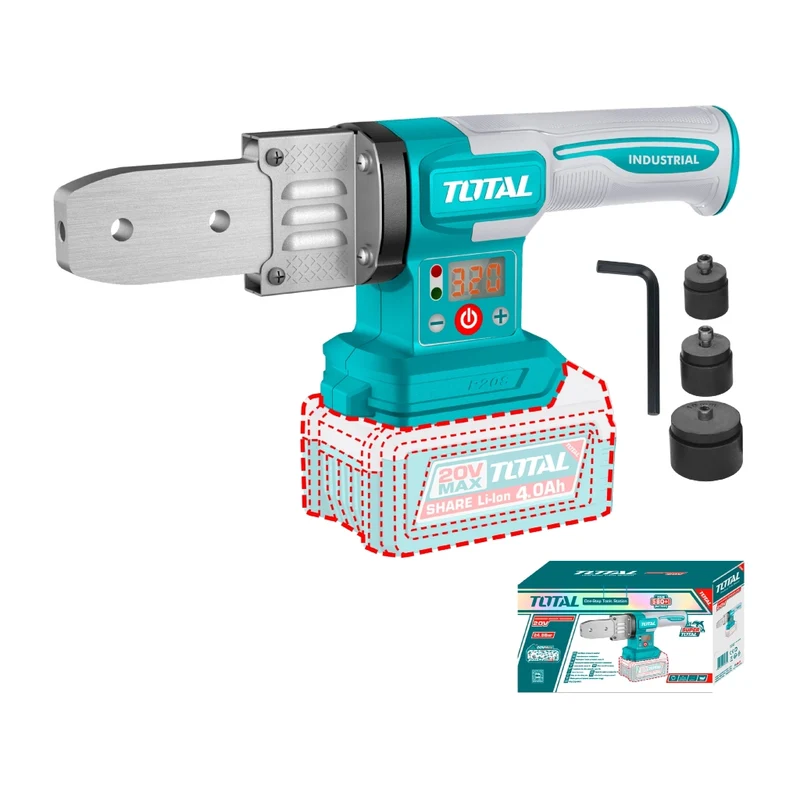 Total Soldador Inalámbrico para Tubo PVC 20V, TWTLI2018