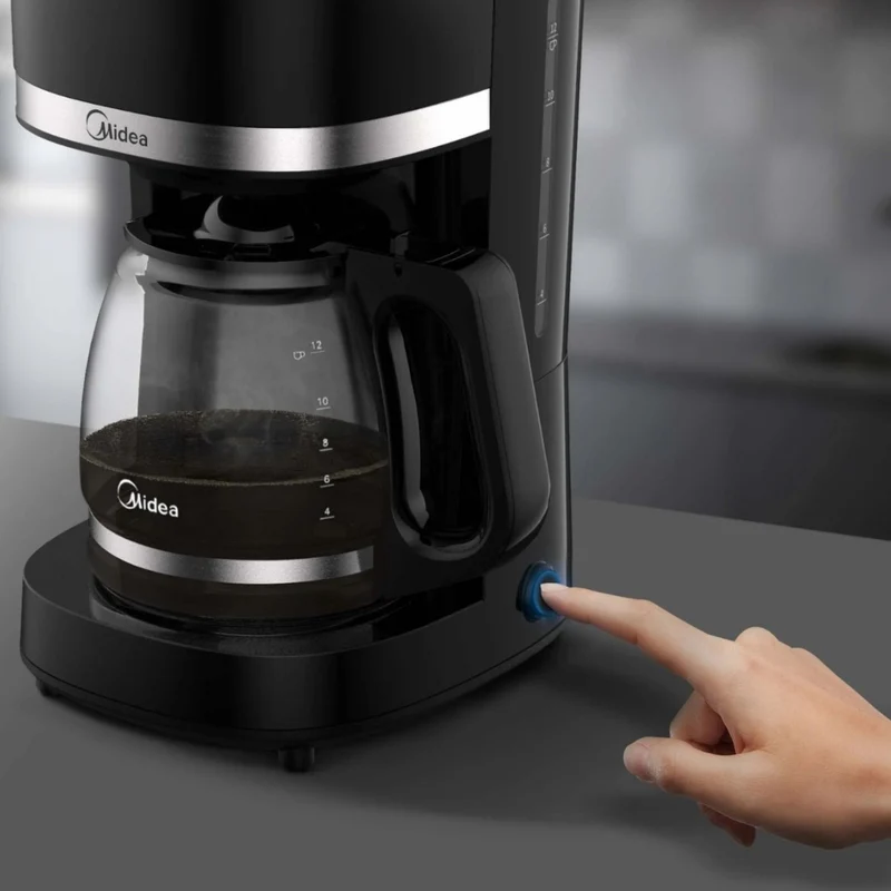 Midea Coffee Maker Eléctrica 12 Tazas, MCD12MWCK