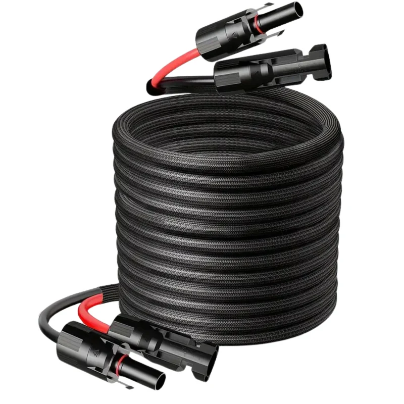 10m Solar Verlängerungskabel MC4 auf MC4 mit robustem Fiberglass-Mantel