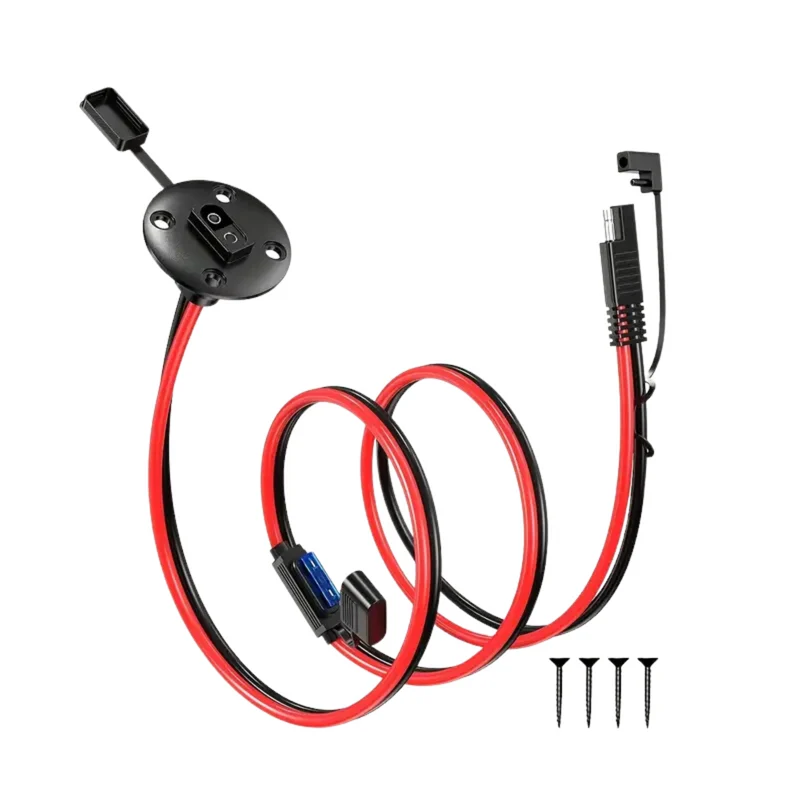 SAE-Unterputzsteckdose 4mm² mit 15A Sicherung (60cm)