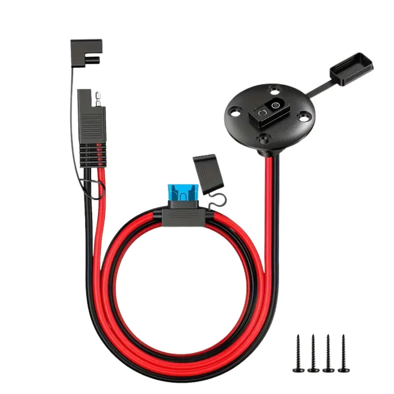 SAE-Unterputzsteckdose 4mm² mit 15A Sicherung (60cm)
