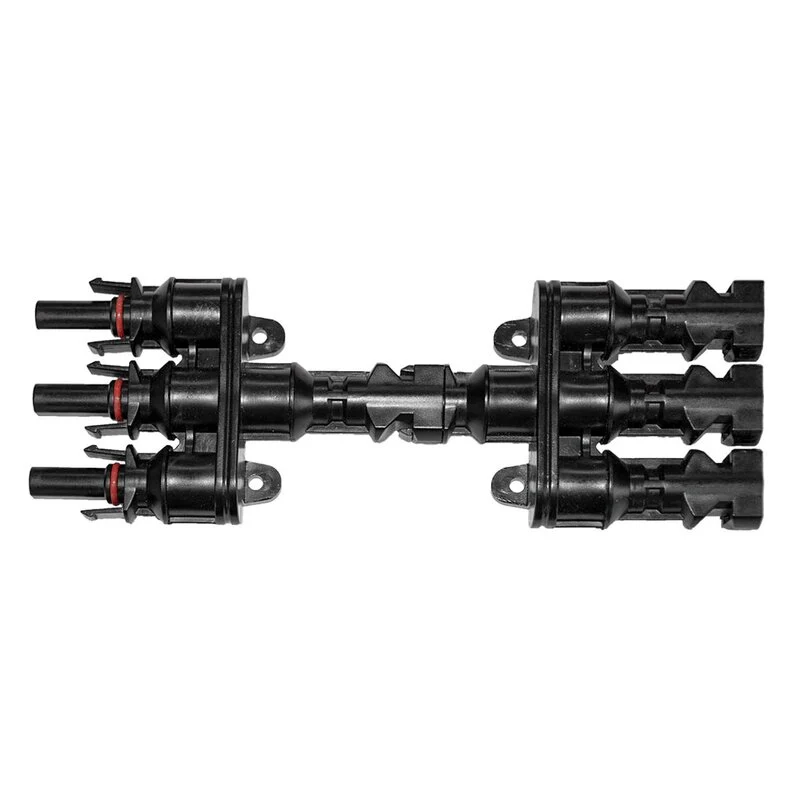 MC4 Y-Verbindungsadapter 3 auf 1 (1 Paar, für 4-6mm² Solarkabel)