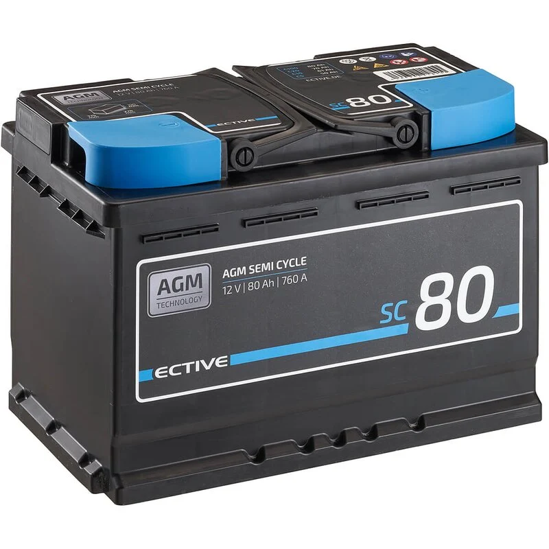 SC 80 AGM Semi Cycle 80Ah Versorgungsbatterie