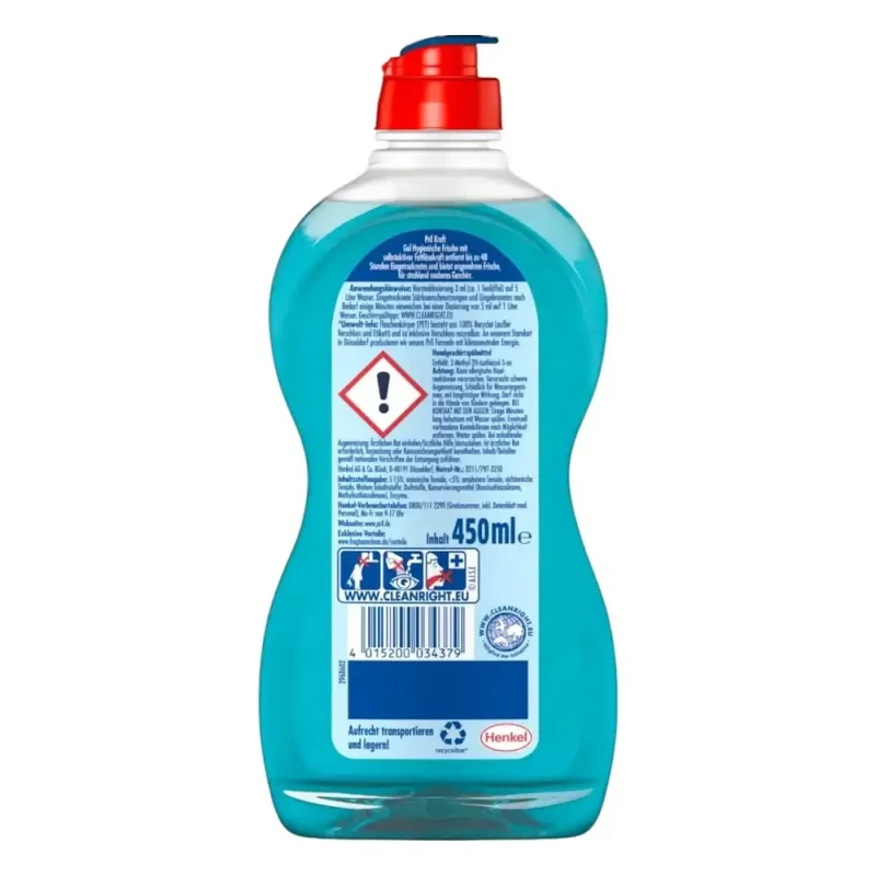 PRIL Spülmittel Kraftgel Hygienische Frische 450ml