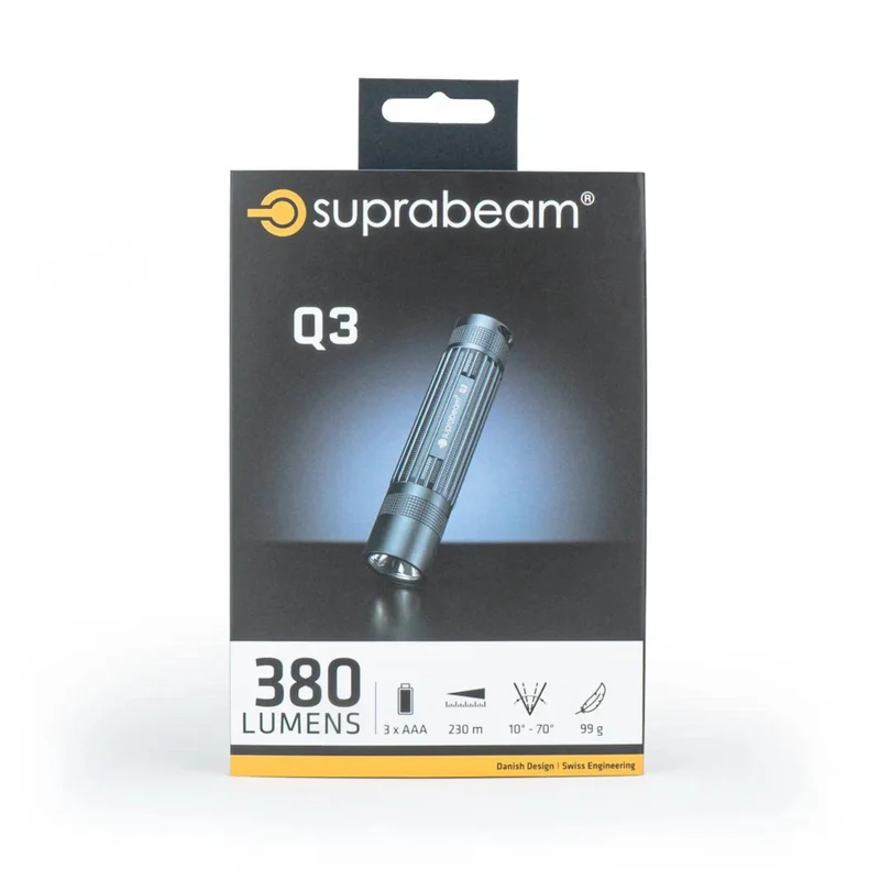 Q3 Alkaline-Taschenlampe - 380 Lm