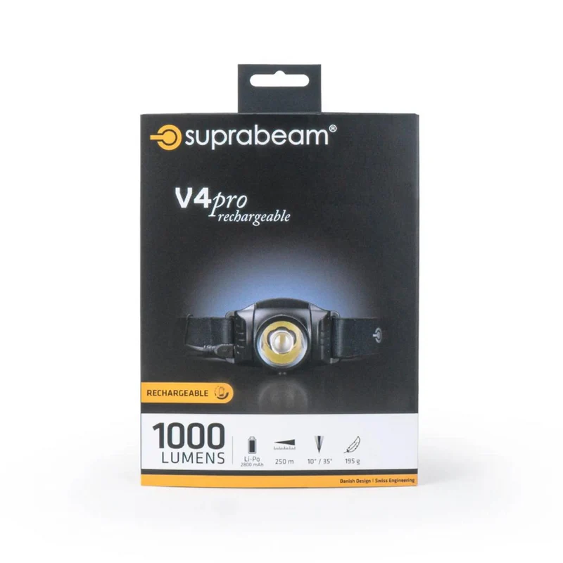 V4pro r Stirnlampe - 1000 Lm