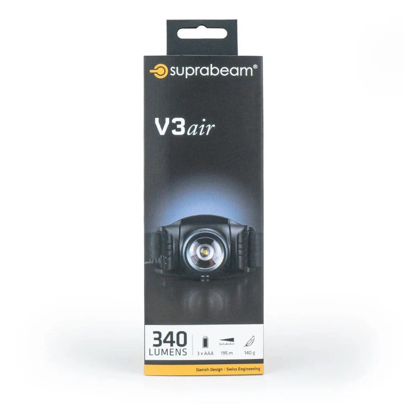 V3air Stirnlampe - 340 Lm