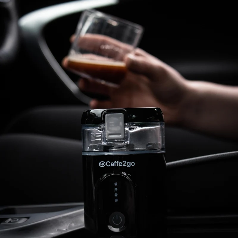 Presso XI Akku-Kaffeemaschine ladbar über USB-C (für Kapseln und Pulver)