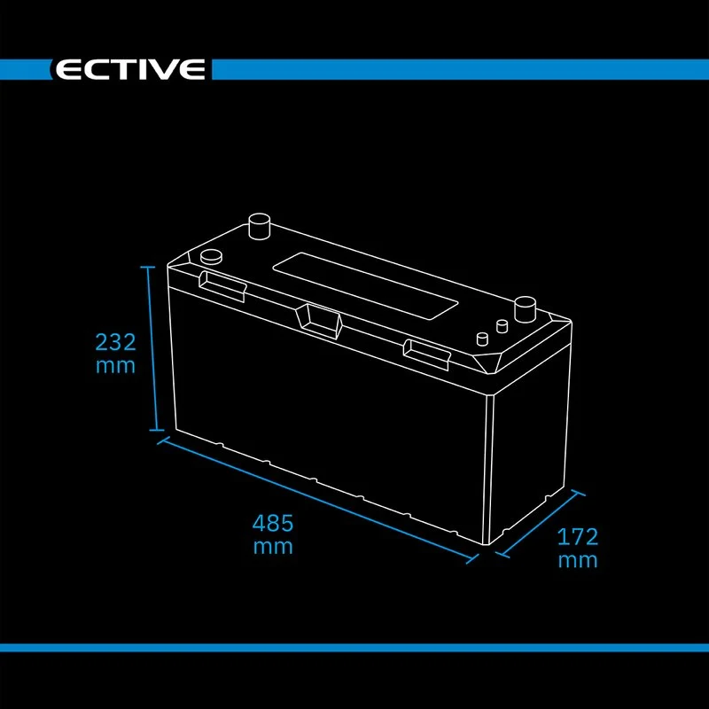 LC 200 Marine LT IP67 LiFePO4 Lithium Versorgungsbatterie