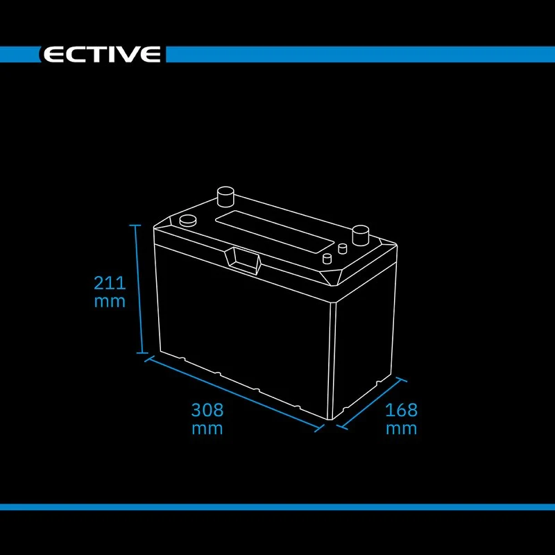 LC 100 Marine LT IP67 LiFePO4 Lithium Versorgungsbatterie